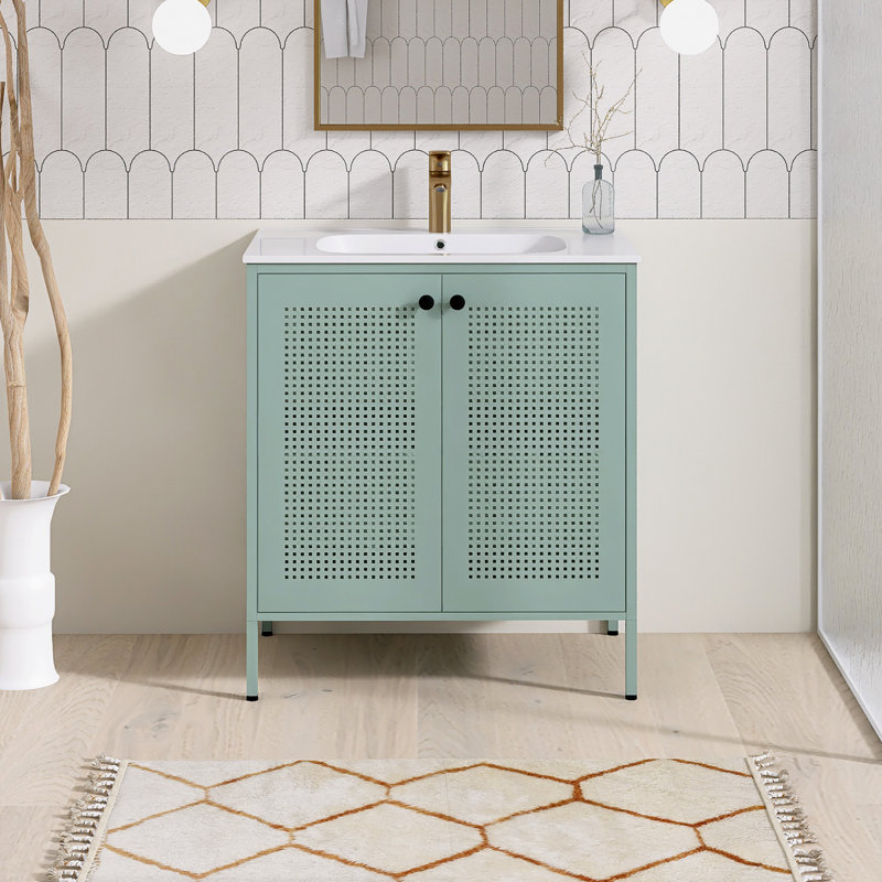 Meuble-lavabo simple 30 po avec plateau Awanda