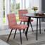 Chaise d'appoint rembourrée en velours Girton-885659786