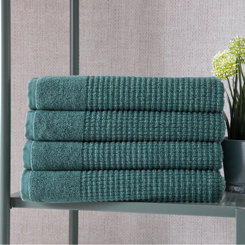 Earline Midweight Bath Towel, Green