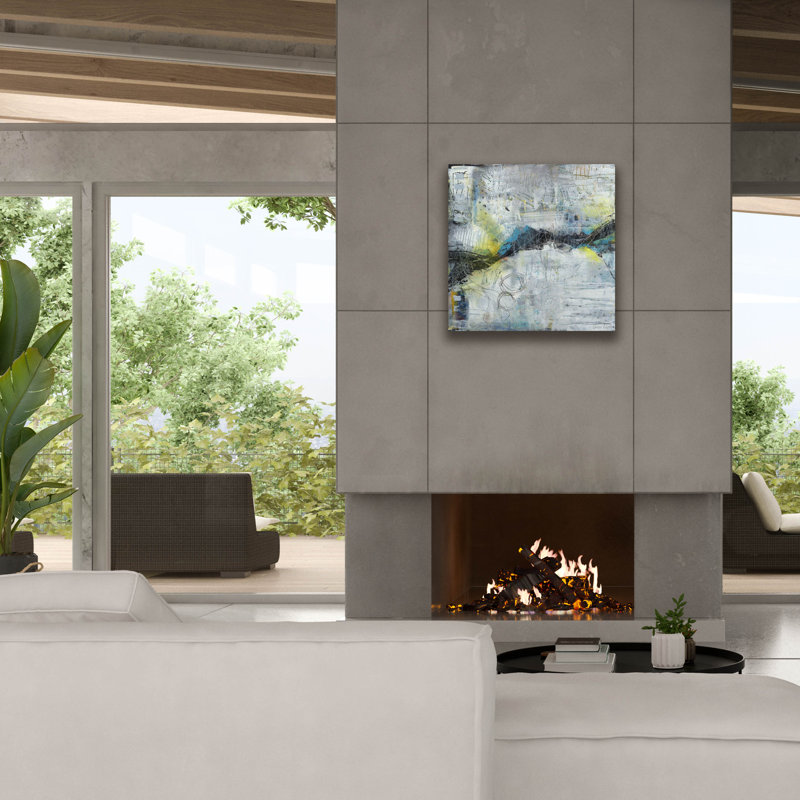  Art mural en toile «Inb entr» par Laura Gibson, 26 po x 26 po, H 26 po x l 26 po