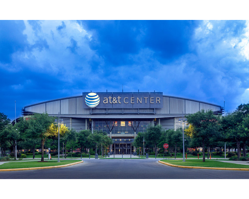AT&T Center, 15" H x 24" W