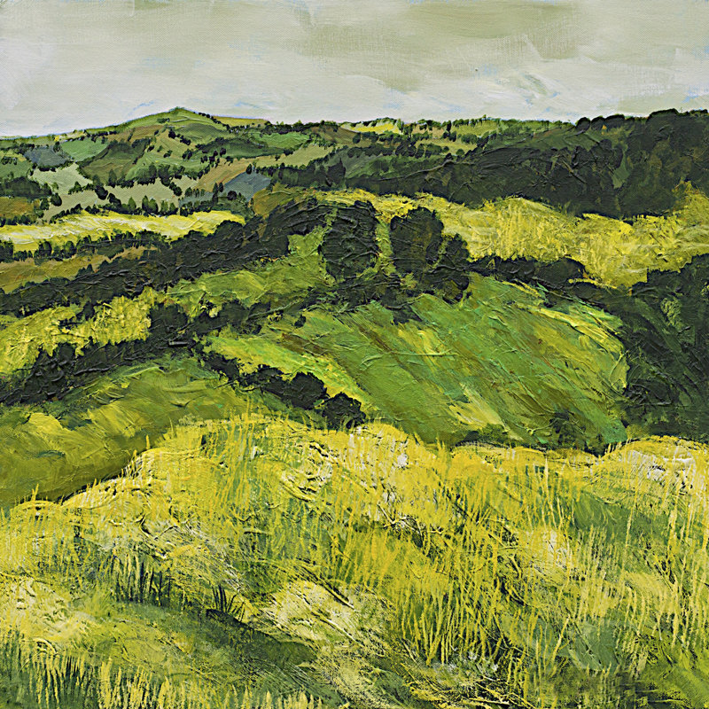" Tall Grass Path " by Allan Friedlander, 20" H x 20" W
