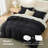 Bedsure Black Duvet Cover King Size - Soft Double Brushed Bedding Set for Kids & Adults（Set of 3）-109724478-109724470