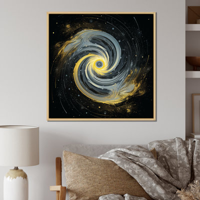 "Space Light Orbiting A Black Hole I", reproduction sur toile