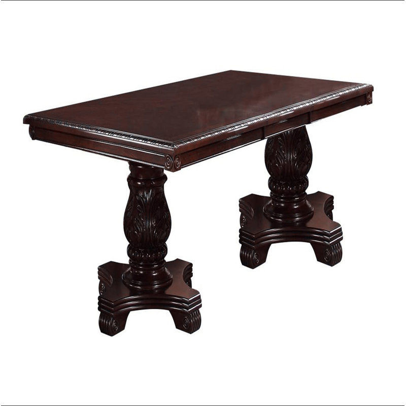 Table de salle à manger formelle avec table de salle à manger brune 1pc