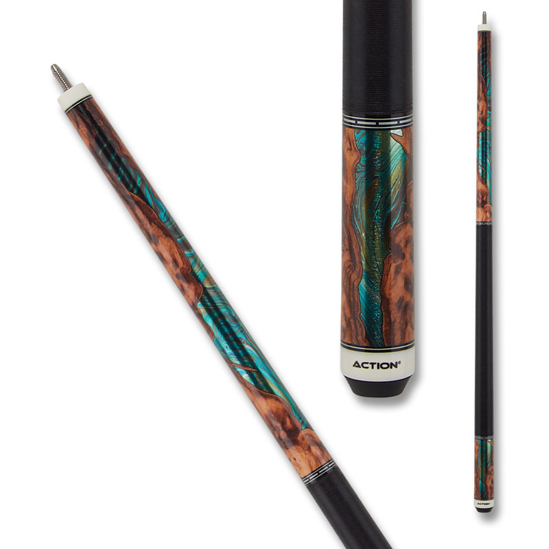 Action Cues Wood 19 Oz. Pool Cues