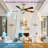 Karlena 52" ABS Blades Ceiling Fan with Light, Remote, Reversible DC Motor, 6-Speed, 3-Color Dimmable, Timer & Memory-1614833763
