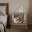 2 Tiers Acrylic Bedside Table With Open Storage Shelf-1640968038
