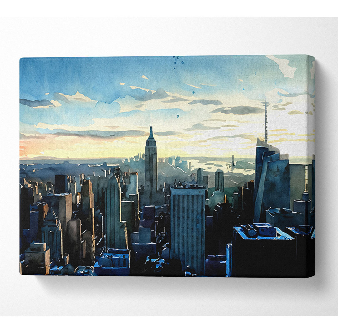 Empire State City - Kunstdrucke auf Segeltuch