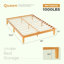 Lit plateforme en bois massif avec table de chevet 2 tiroirs Devries-130065707-131402120