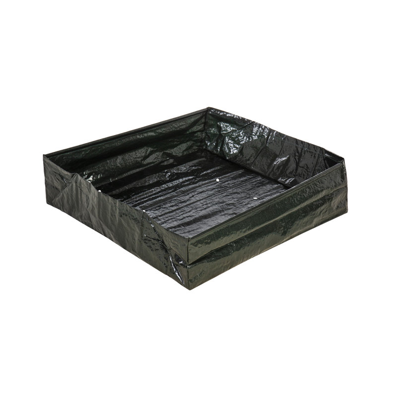Ensemble de pots à fleurs d'intérieur / extérieur en plastique 2 pièces