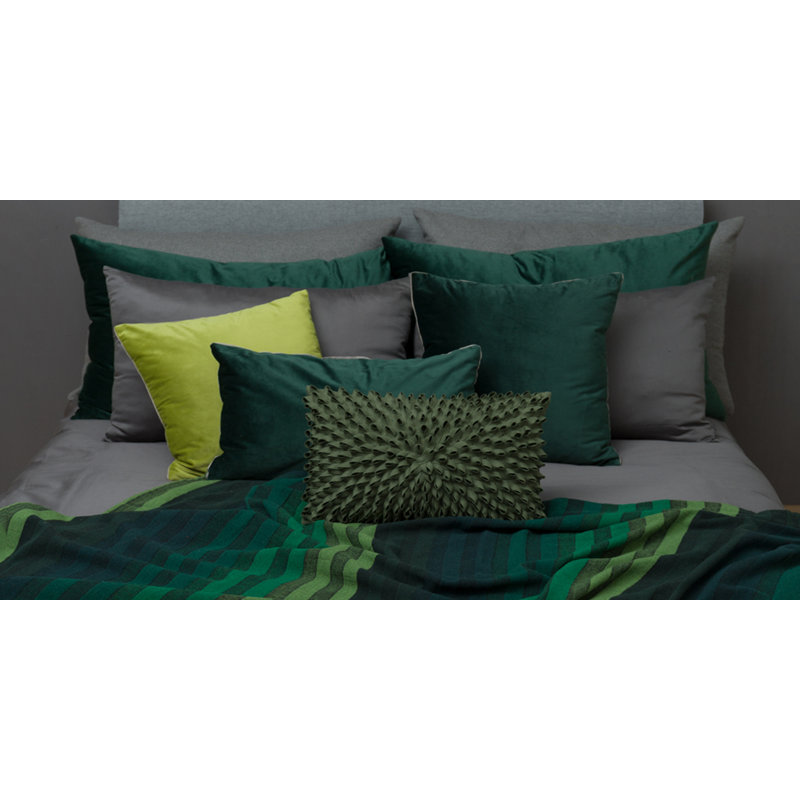  Housse de coussin rectangulaire, Vert clair