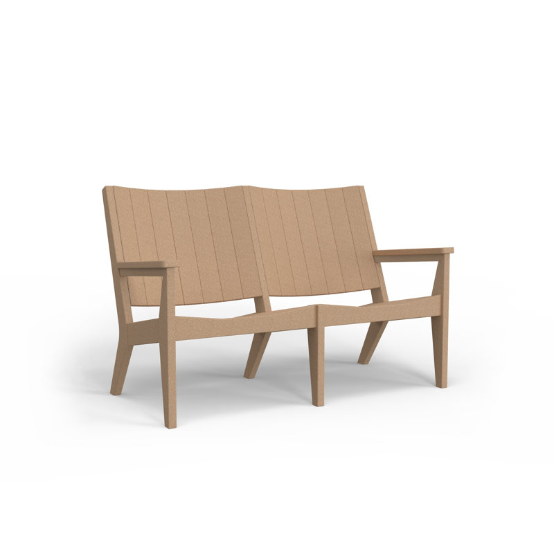 Mayhew Outdoor 2 - Seat Loveseat, Weatherwood