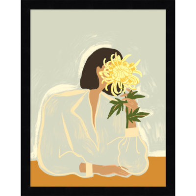 Parkston "Lady with Chrysanthemum" Print