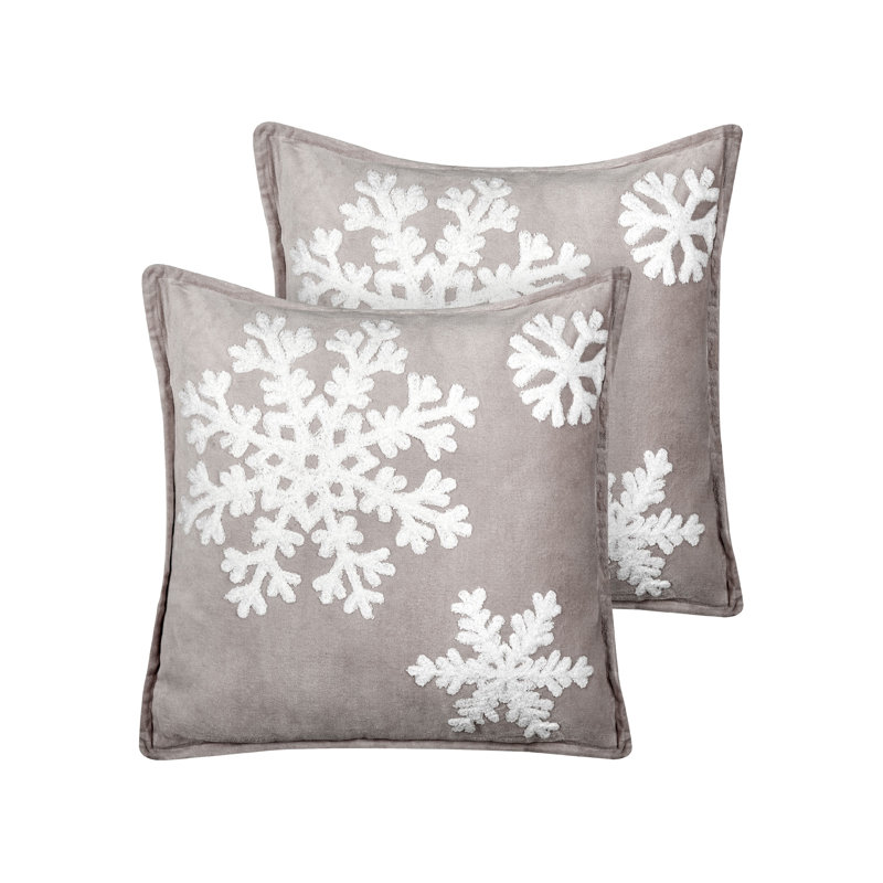 MURRAYA Square Cushion, Grey