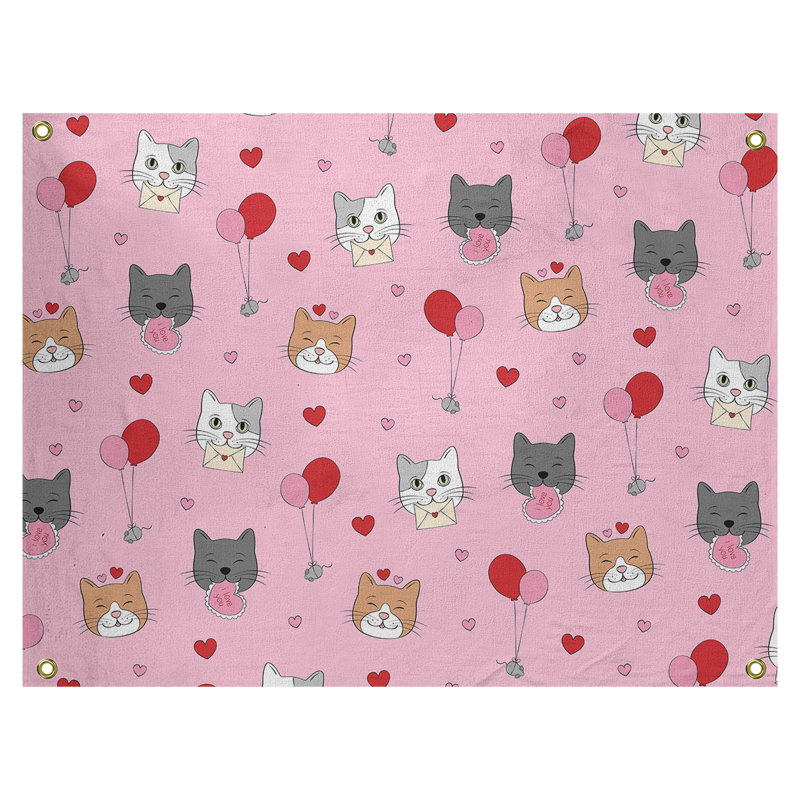 Tapisserie murale en polyester de hol st day, H 1 po x l 80 po x P 59 po, Gris / rose / brun