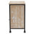 Rustic Nightstand with Drawer and 1-Door Cabinet