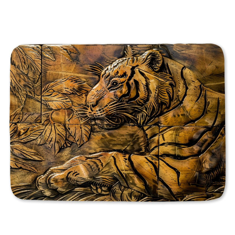 Tapis de bain Deresha, L 17 po x L 24 po