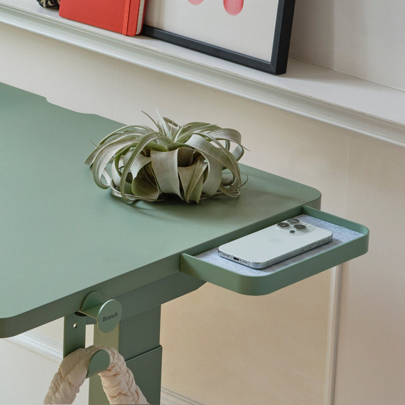 Duo Standing Desk, 47.3" H x 36" W x 24" D, Sage, Sage