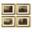 Vintage Landscape LX  -4 Piece Set of Framed Prints