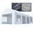 Quictent 13x25 ft Heavy Duty Carports with Side Zipper Doors & Snowproof Steel Cables & Ventilated Windows, Waterproof Storage Shelter for Outdoor Equipment, White-120742823