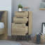 Commode 3 tiroirs, table de chevet, table de chevet Veneto