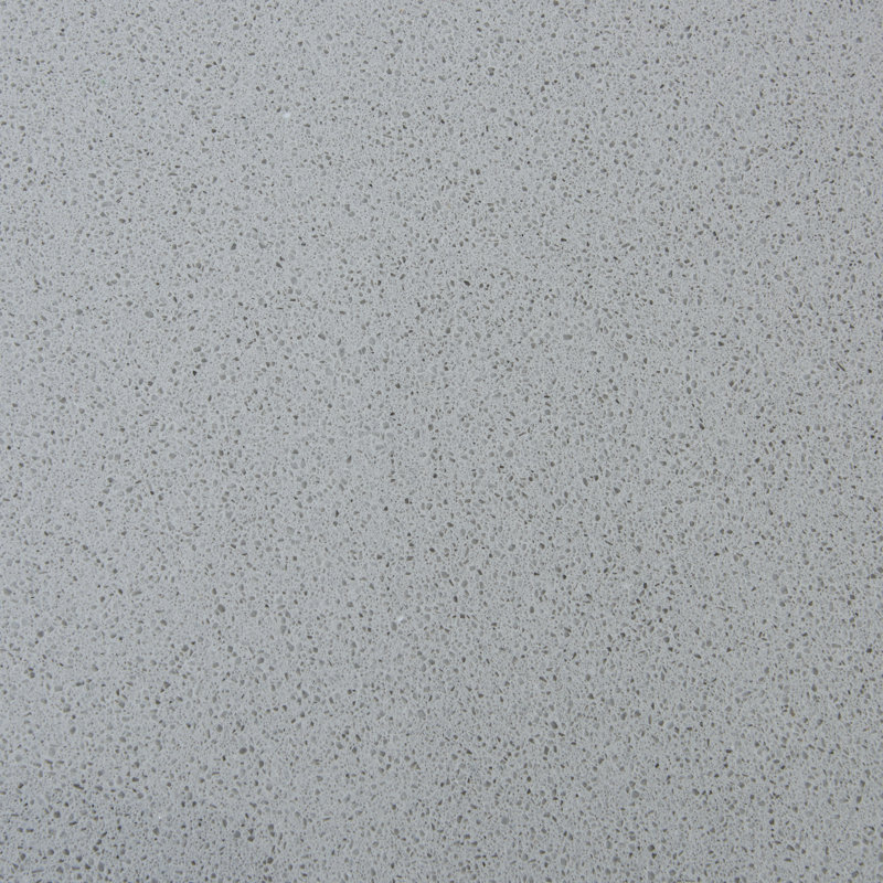 37 Inch Soft Gray Engineered  Marble Vanity Top With Sink & Backsplash, Soft Gray