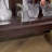 Cherry Cabinet With Tempered Glass Doors, Display Cabinet With Mirrored Back Panel & Adjustable Shelves