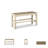 Chailey Polyester Blend Upholstered Bench