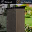 Remises de jardin en métal 5 pi x 4 pi