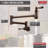 Traditional Pot Filler Faucet, Farmhouse Wall Mount Pot Filler Kitchen Faucet-6898123