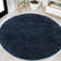 Airidas Solid Low-Pile Navy Rug