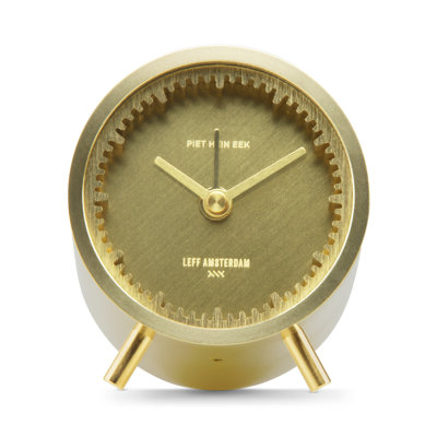 Analogue Metal Quartz Movement / Crystal Tabletop Clock with Alarm