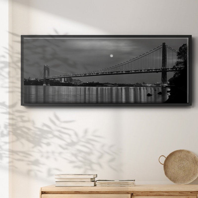 Pont George Washington - toile encadrée, H 20 po x l 50 po