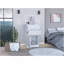 Commode 2 tiroirs Cassel - blanc
