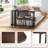 17 Stories 360° Rotatable Sofa Side Table L-shaped Laptop Desk Snack Table Withshelf Patented-379725753
