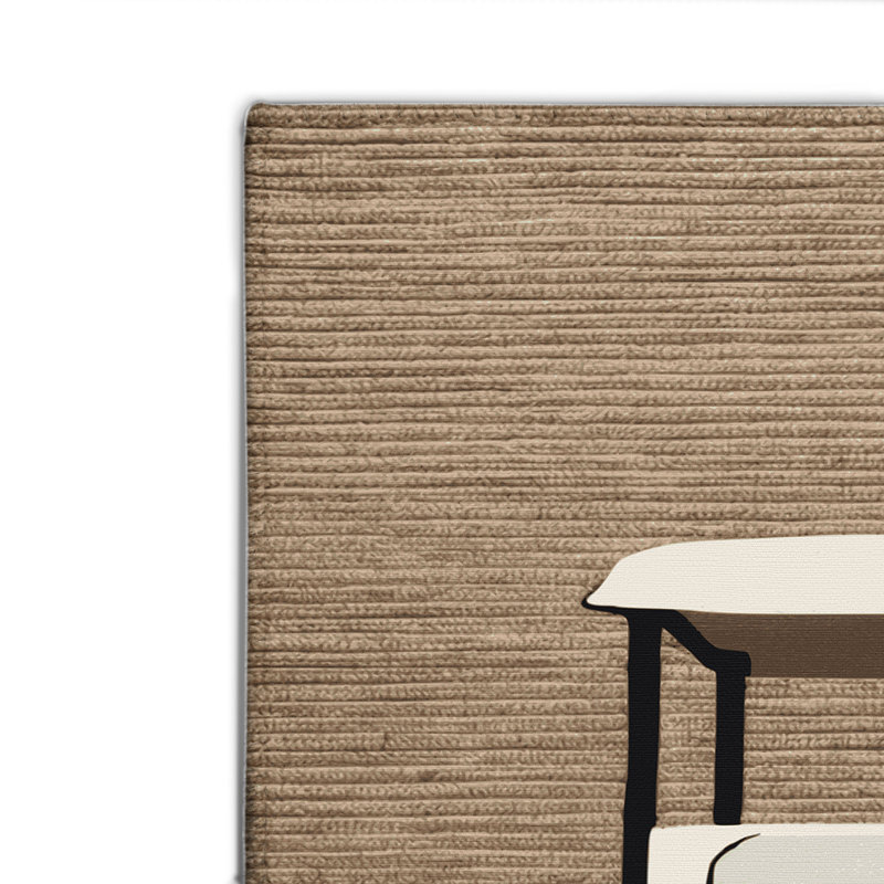 Tapis intérieur et extérieur beige Transport, Rectangle 4pi x 6 pi