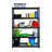 Poteau Metal Height -Adjustable Shelving Unit-1894567190