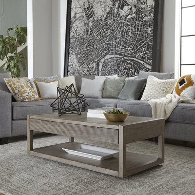 Table basse Keena avec tablette de plancher