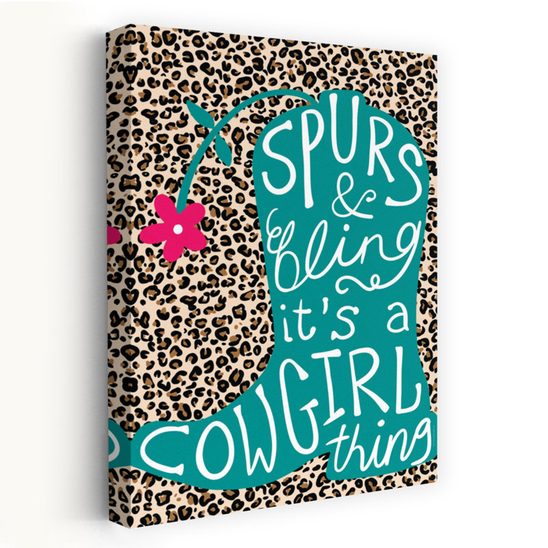 Spurs bling, art floral abstrait contemporain, H 60 po x l 40 po