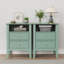 Amberrae 2 Drawer Bedside Table-1338922939