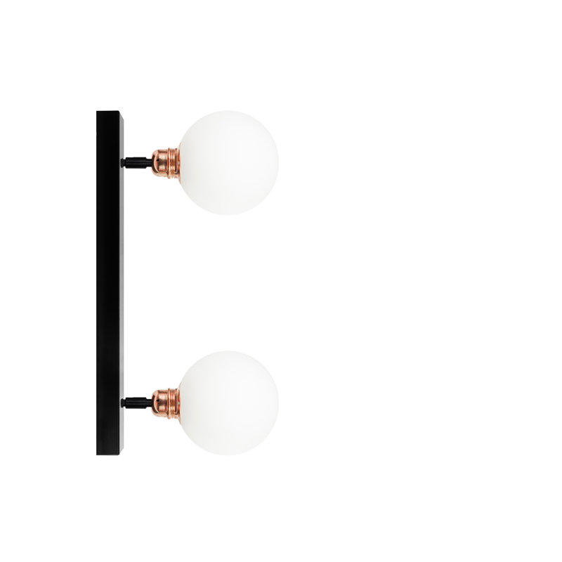Ruithero Armed Sconce, Copper/Black