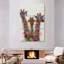 Trio de girafes Brampt Rainbow Splash-108599308