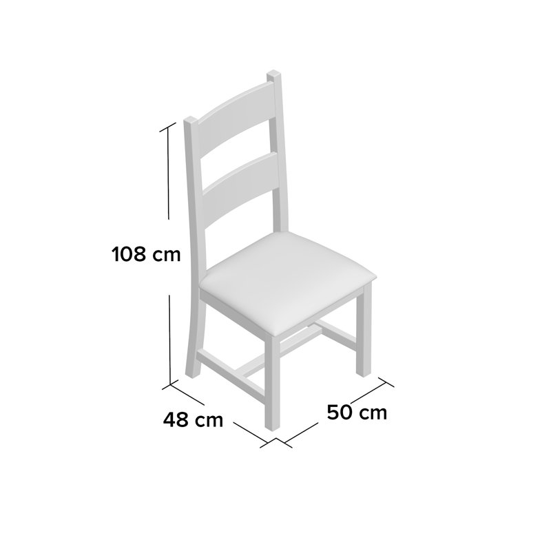 Jana Upholstered Ladder Back Side Chair