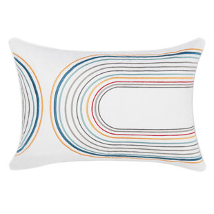  Emb Loop Cotton Throw Pillow