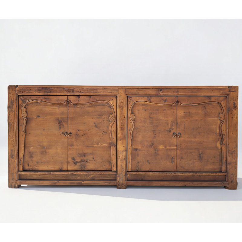 17th Century Double-Door Pine Sideboard
