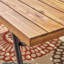Causeuse d'extérieur industrielle avec table basse