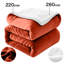 Reversible Sherpa Fleece Blanket - Ultra-Soft, Warm & Cozy All-Season Comfort -121295334-121295349
