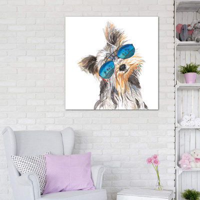 " Yorkie With Shades " by Patricia Pinto