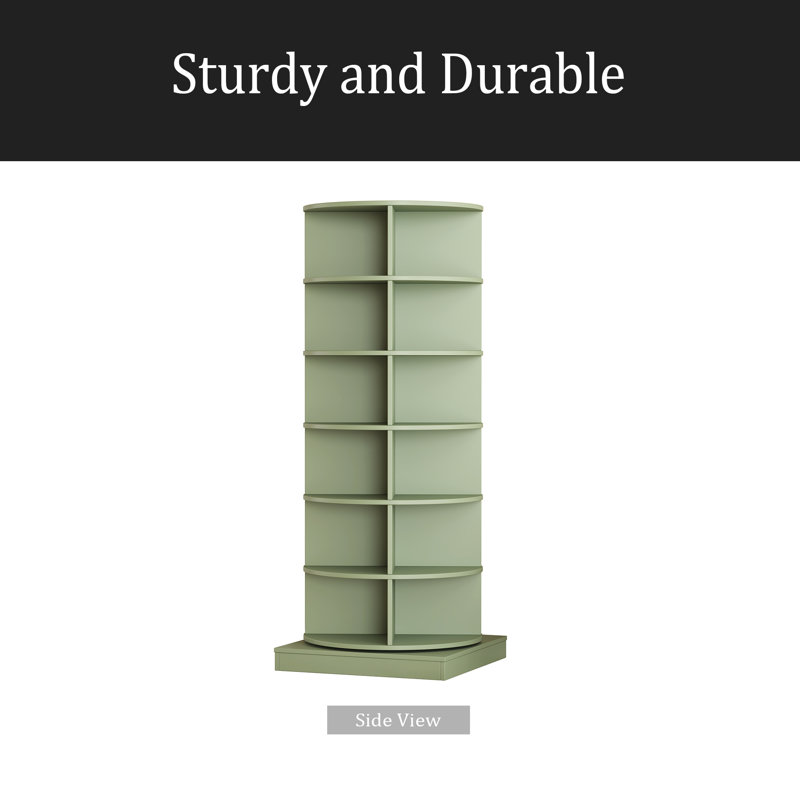 360 Rotating Shoe Cabinet 6 Layers, Green